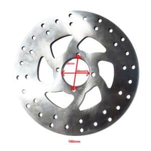 DISCO FRENO 180mm TRASERO MX800E HUB - Imagen 1