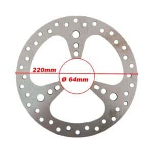 DISCO FRENO 220mm TRASERO MX85 - Imagen 1
