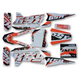 KIT ADHESIVOS K59 NARANJA FLUOR - Imagen 1