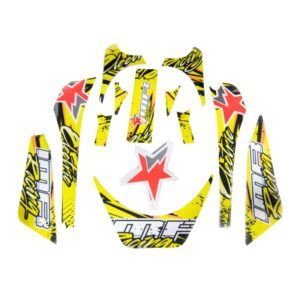 KIT ADHESIVOS SCOOTER EVO ULTRA COLOR AMARILLO - Imagen 1