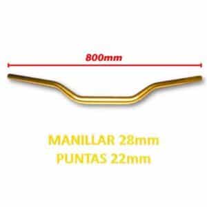 MANILLAR 28mm (AMARILLO) - Imagen 1
